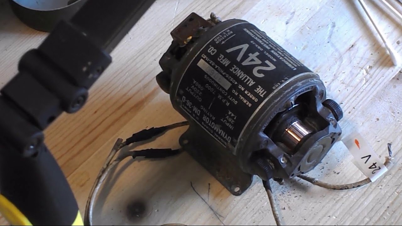 Part One Cleaning U.S. Army Signal Corp DM-36-D Dynamotor from 11/52