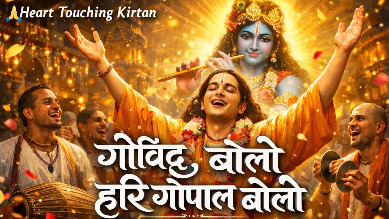 Govind Bolo Hari Gopal Bolo 🙏 Divine Krishna Bhajan | Heart Touching Kiratn