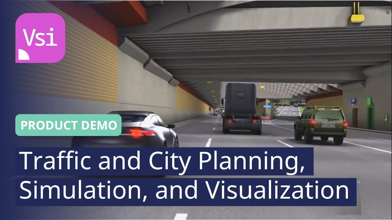 Traffic and City Planning, Simulation, and Visualization | PTV Vissim | Product Demo