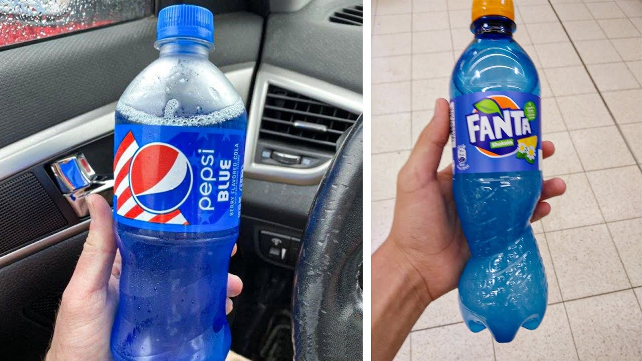 MAVİ COLA ve RENKLİ FANTA'LARI DENEDİM