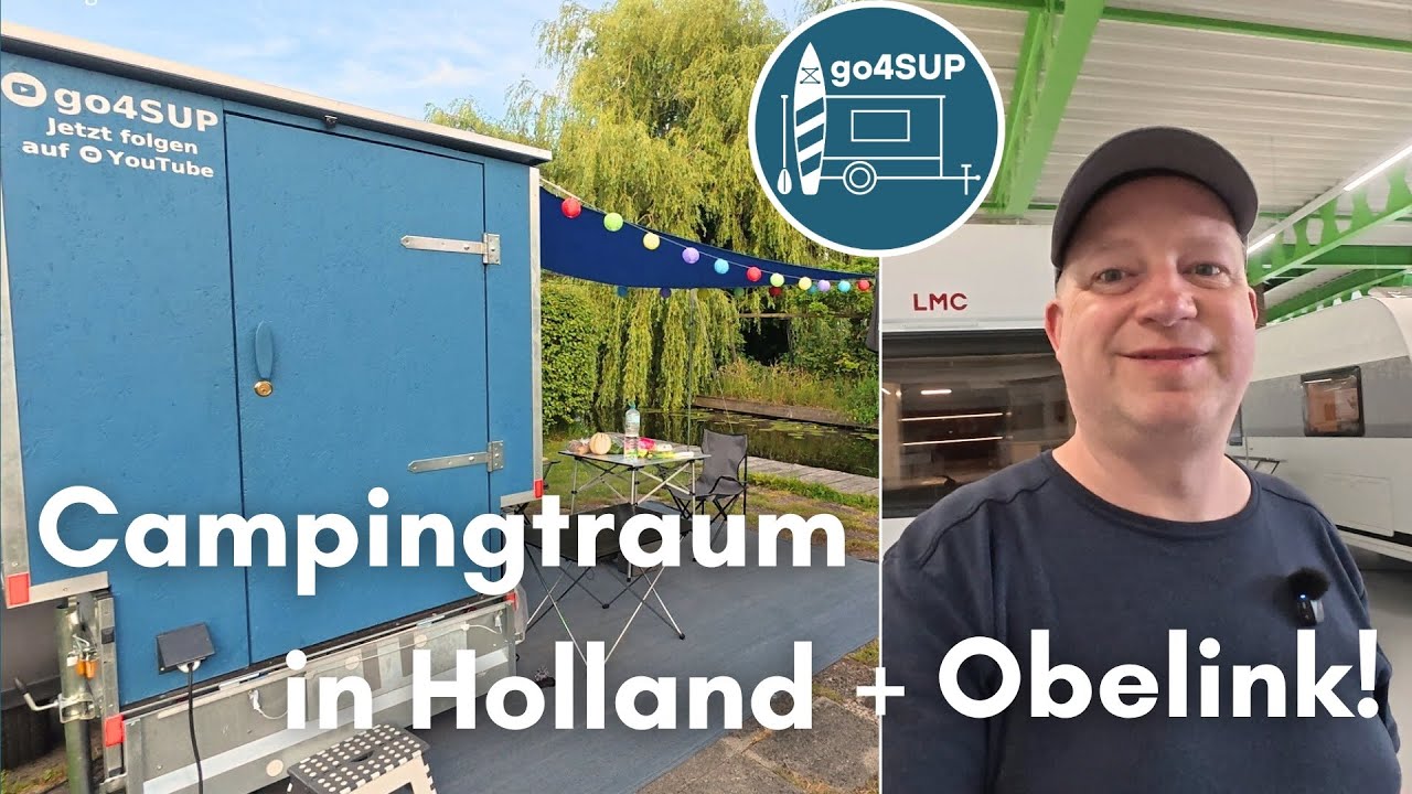 Geheimtipp in Holland: Camping de Stouwe, Kanäle und ein MEGA Camping-Store #Campingplatz #Camping