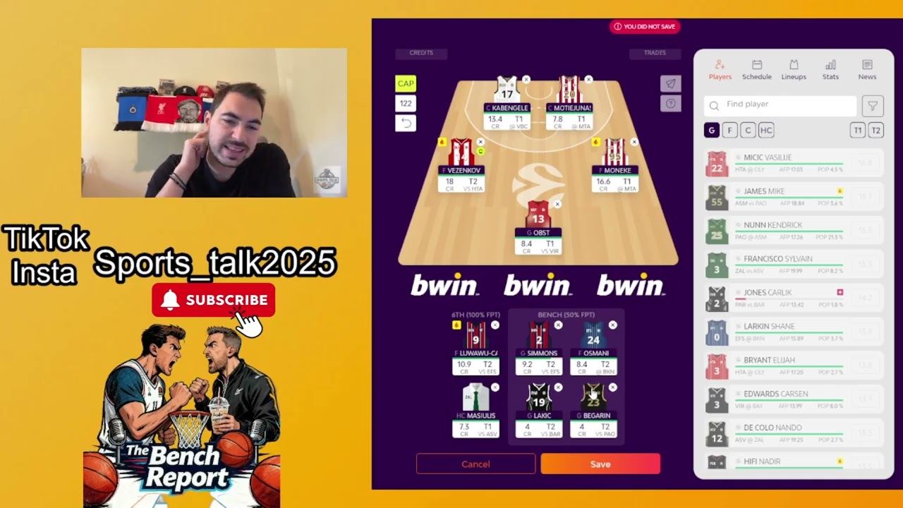 EuroLeague Fantasy Round 8