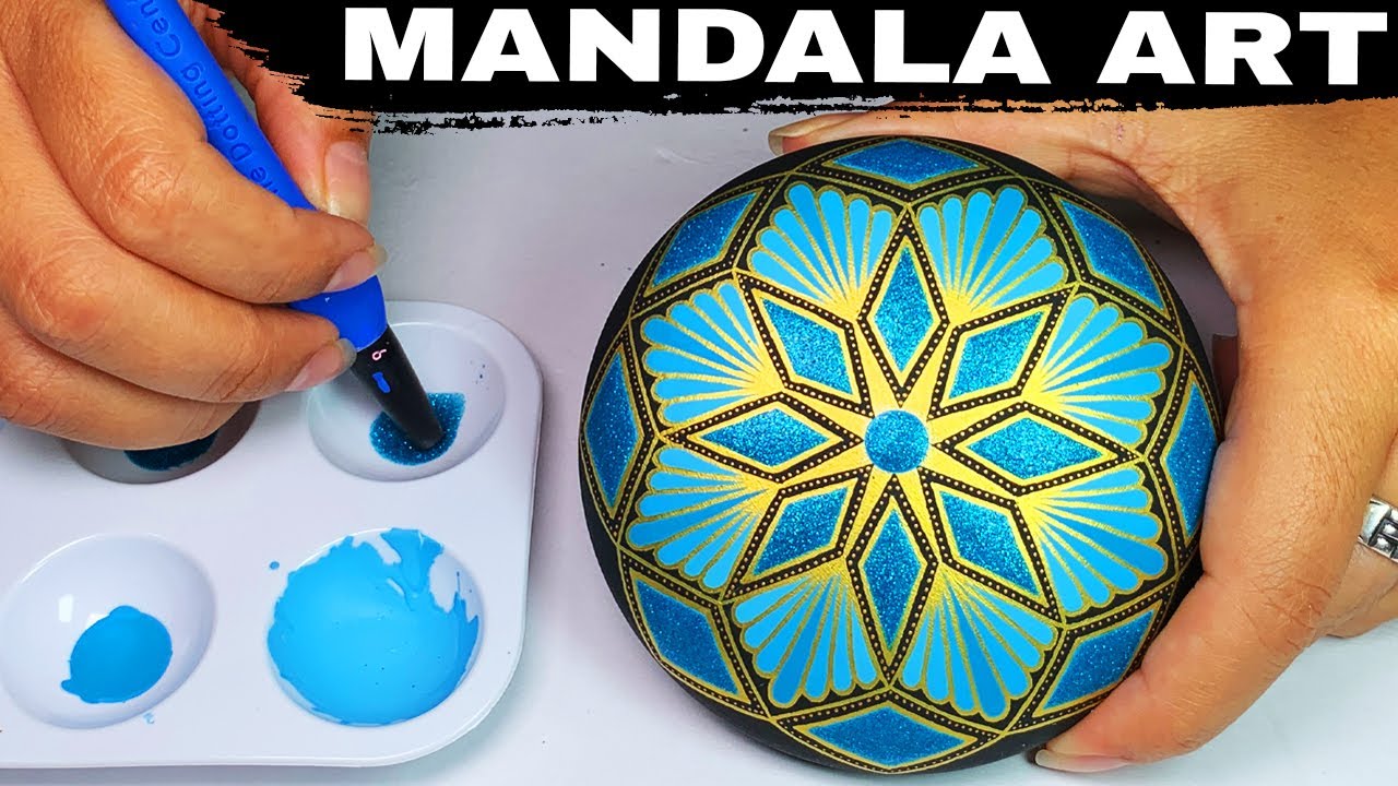YOU CAN CREATE THIS MANDALA! JUST FOLLOW THE STEPS! #mandalaart