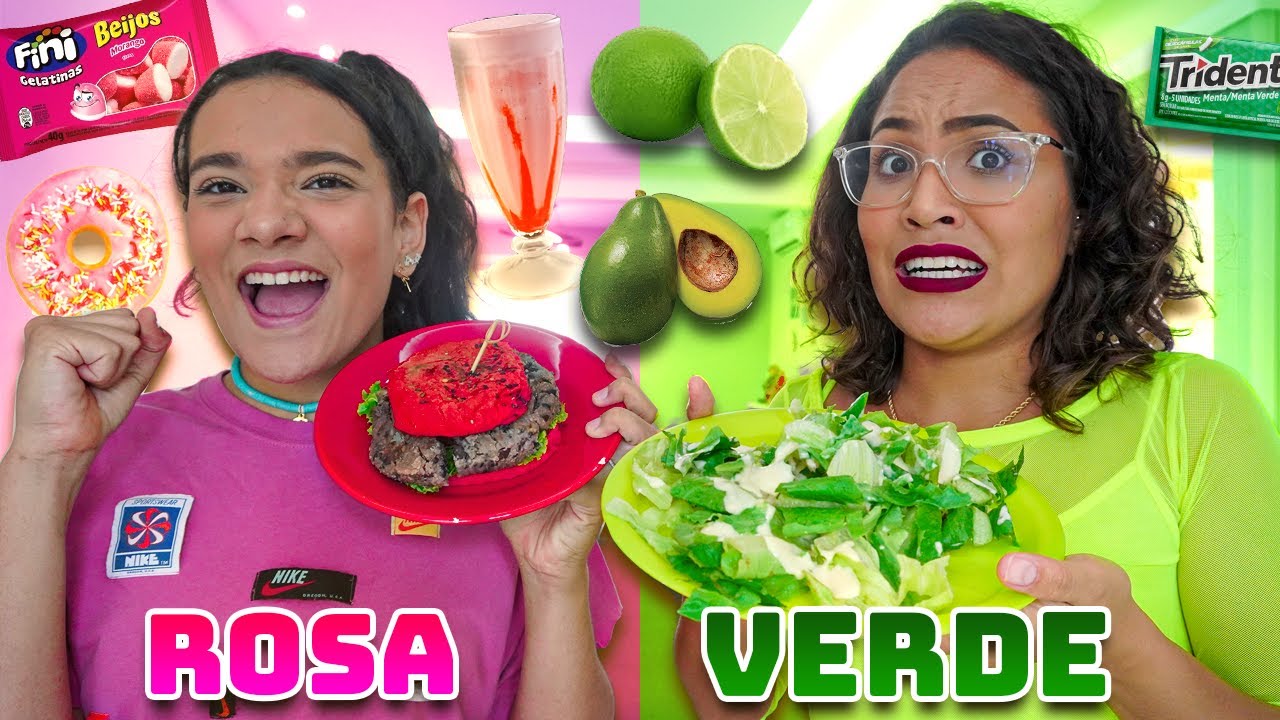 TUDO ROSA E VERDE POR UM DIA INTEIRO! - JULIANA BALTAR