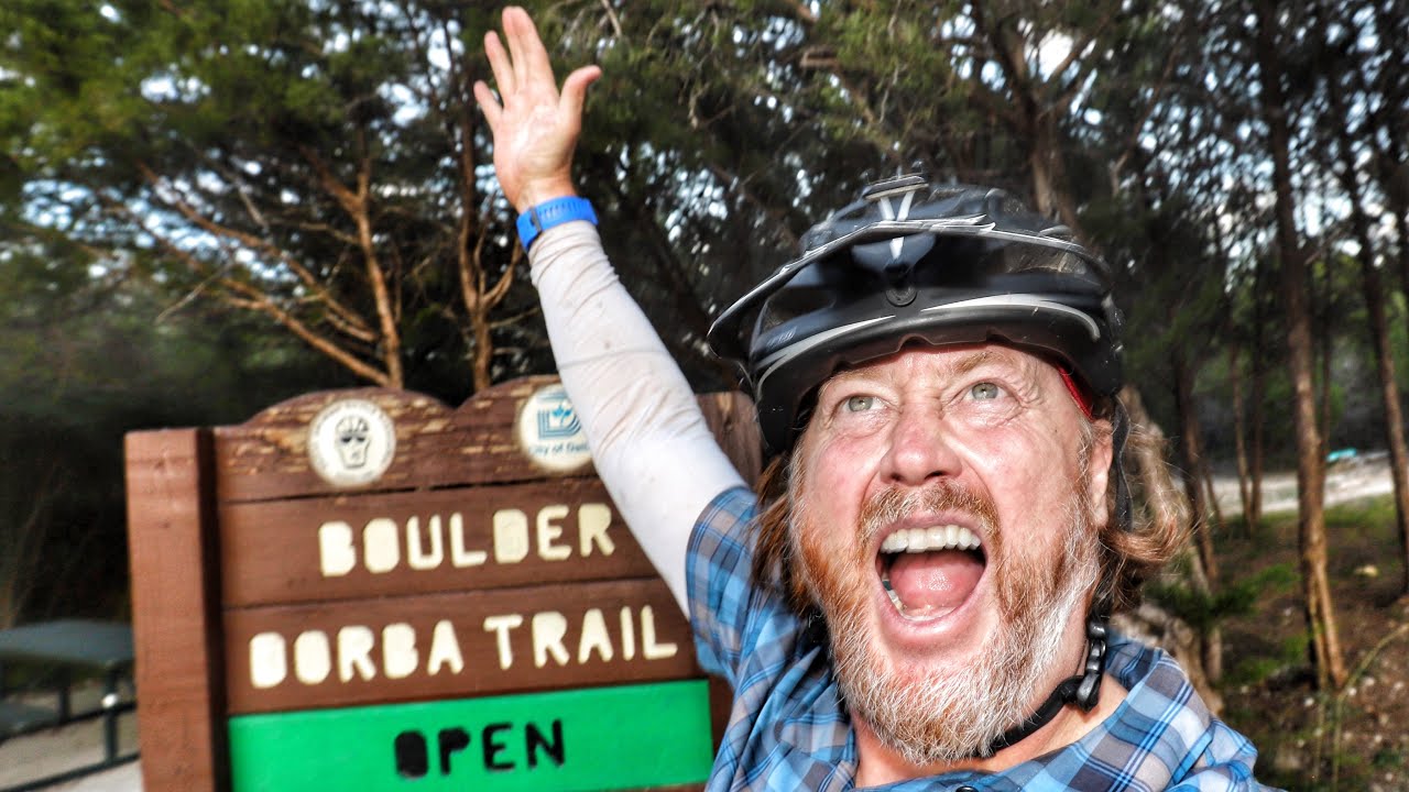 MOUNTAIN BIKING BOULDER PARK IN DALLAS TEXAS