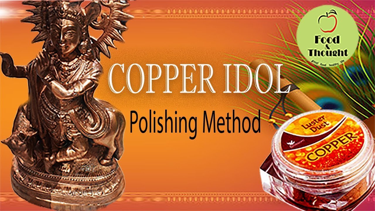 Copper Idol polishing method | Easy way to polish at home | How to clean copper idol |Clean in 5mins