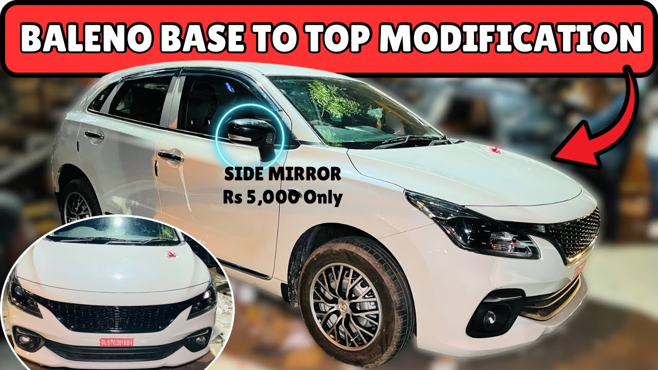 Baleno Sigma 2025 New Model Accessories | Maruti Baleno Base To Top Modified | baleno sigma modified