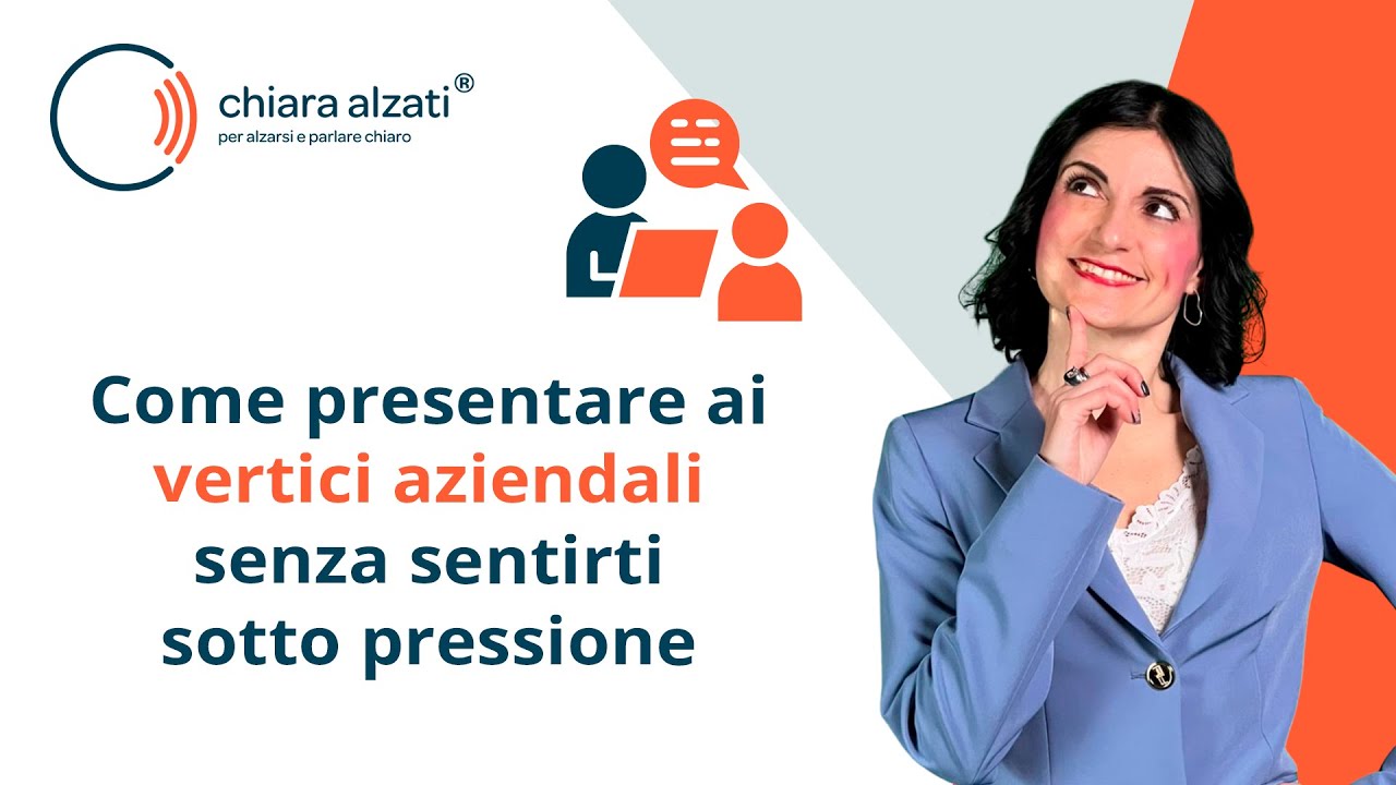 Come presentare ai vertici aziendali senza sentirti sotto pressione