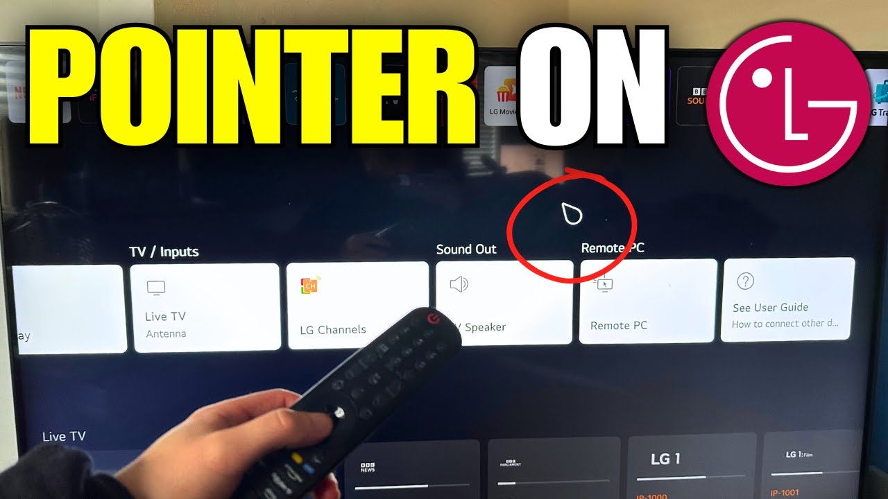 How To Get Pointer On LG Smart TV (Turn ON & OFF)