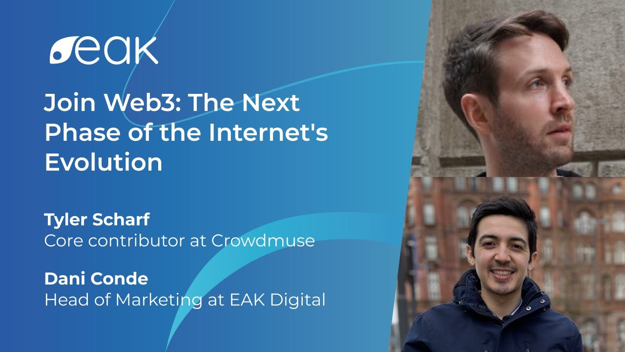Join Web3: The Next Phase of the Internet's Evolution -Tyler Scharf - Crowdmuse