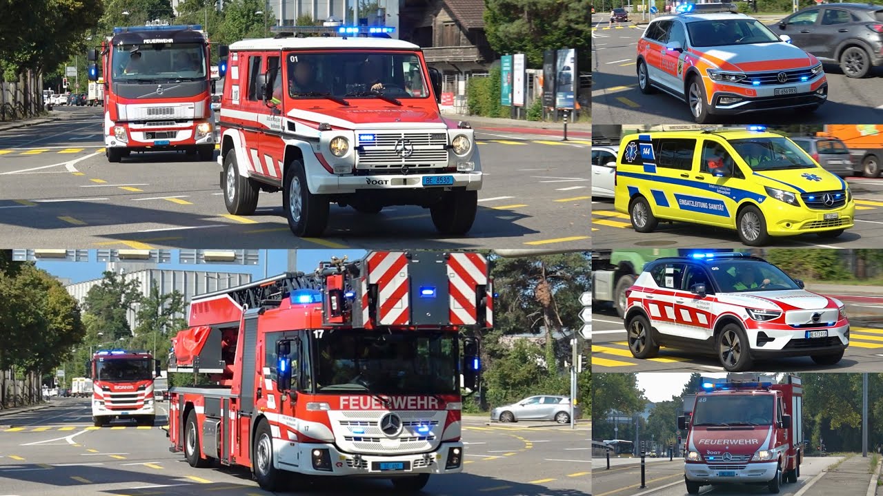 [🔥FIRE in BERN] Fire Service, Police & Ambulance responding