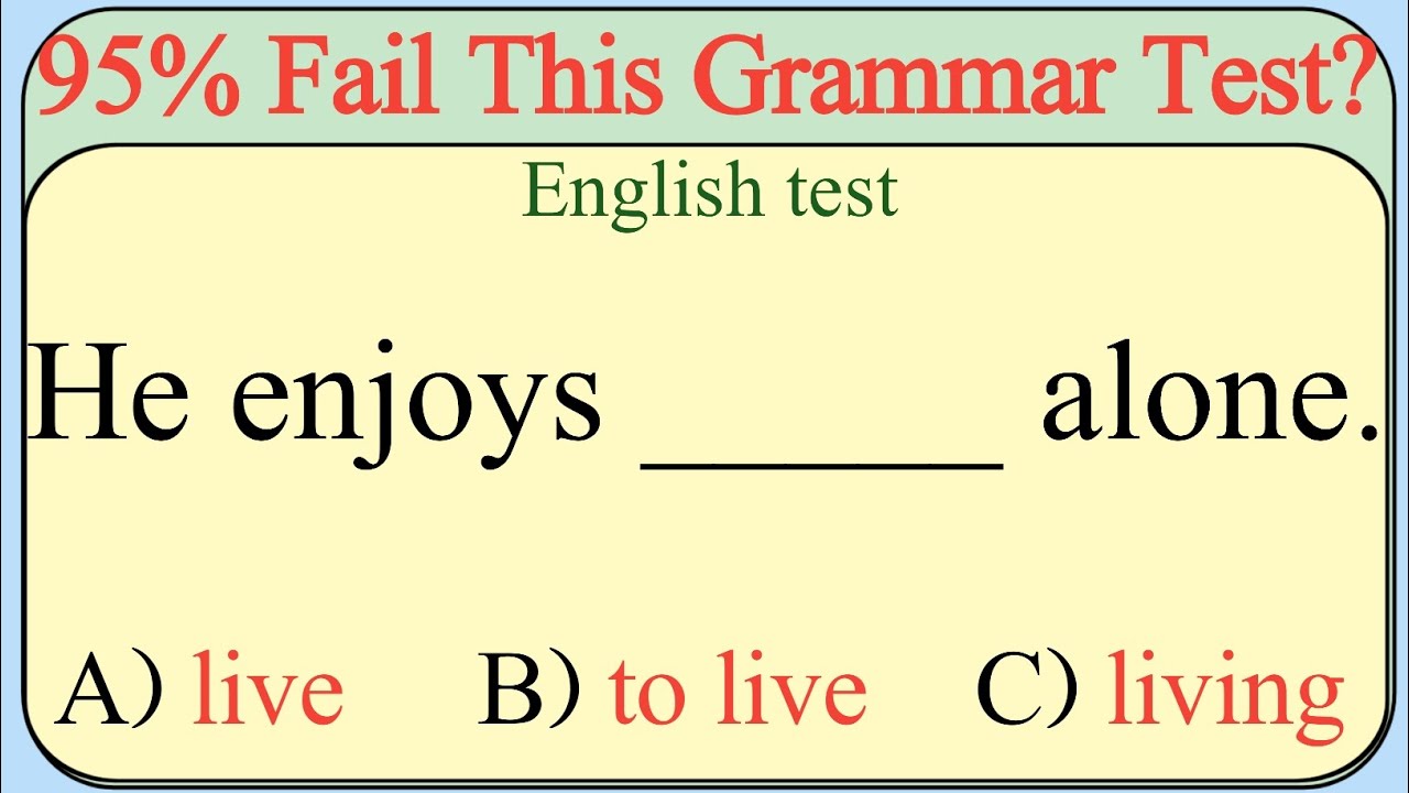 Mixed English Grammar Quiz ⭐ Only Expert Can Pass This Test!