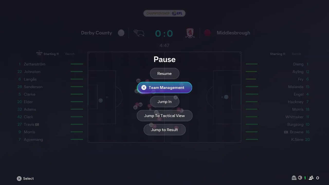 EA FC 25 - PS4 Pro - Career Mode - Live Start Points - Derby County - EFL play-off Push?