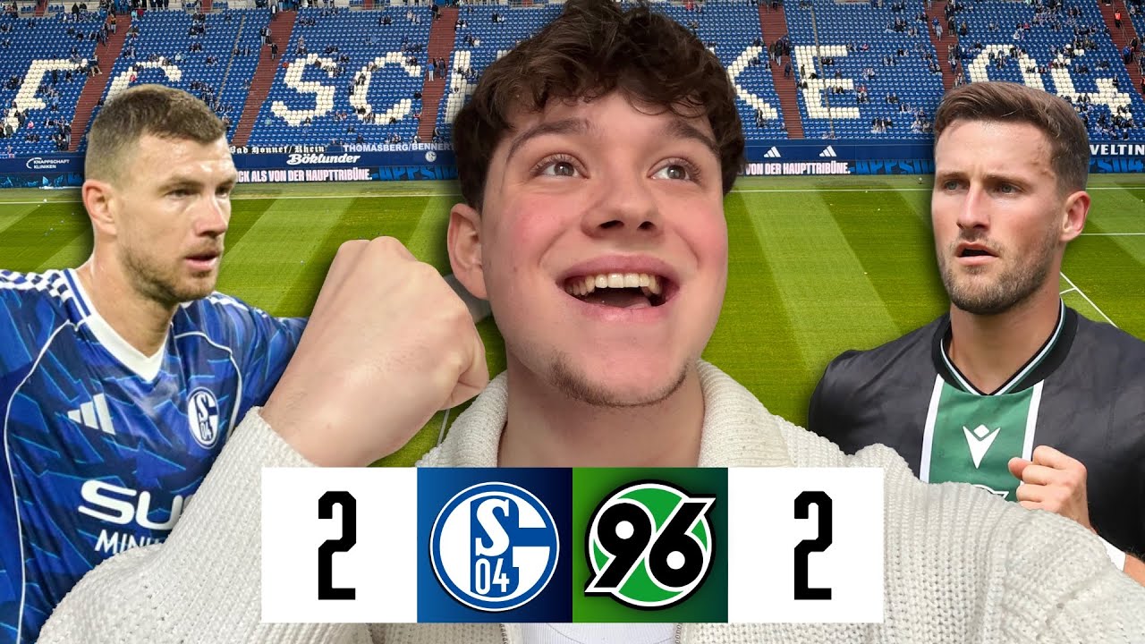 DRAMA in der Nachspielzeit 😱 | SCHALKE 04 VS HANNOVER 96 STADIONVLOG