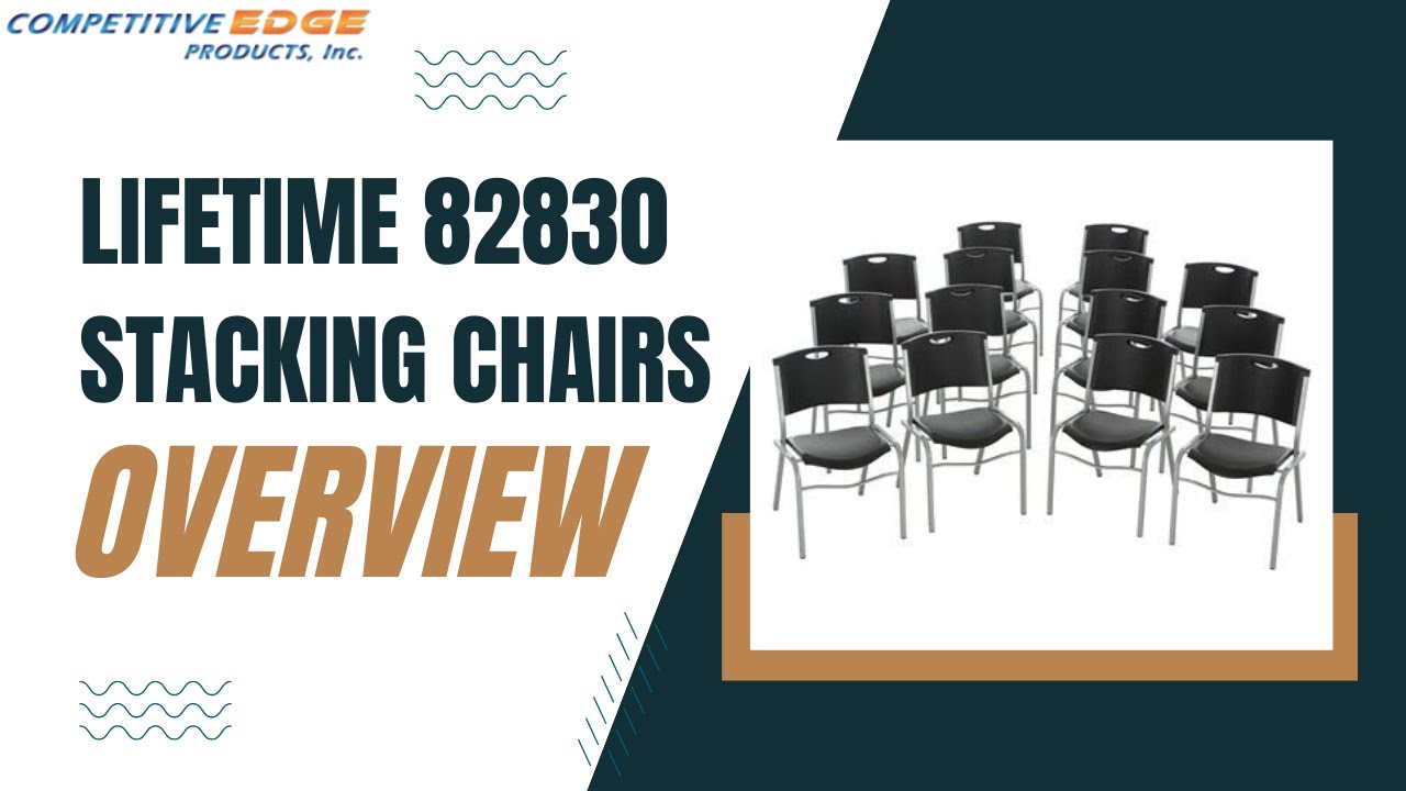 Lifetime 82830 Stacking Chairs - Comfort, Durability, and Versatility!