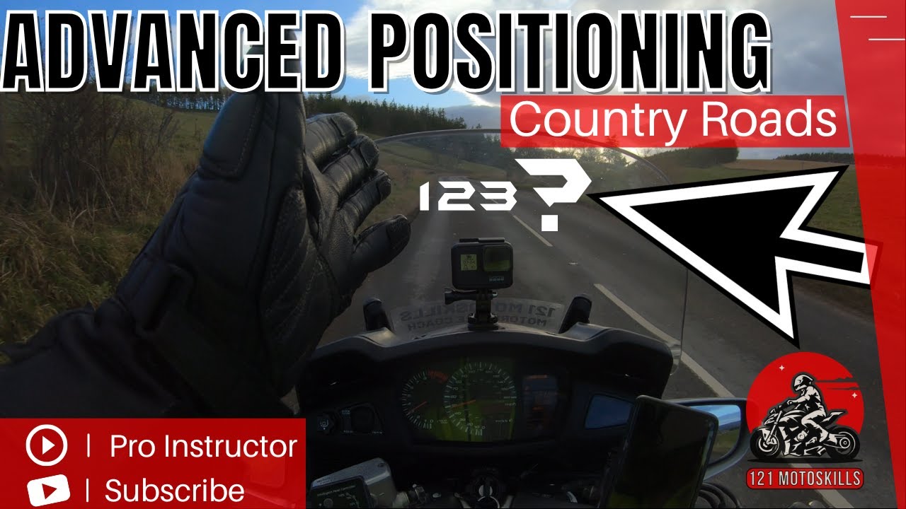 Advanced Motorcycle Road Positioning | COUNTRY ROADS & BENDS