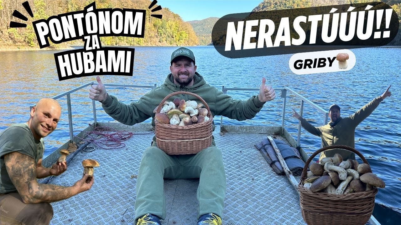 PONTÓNOM ZA HUBAMI na VN RUŽIN 🍄‍🟫