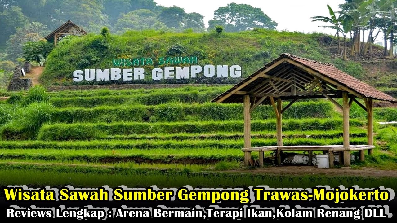 Vlog Bersama Keluarga : Wisata Sawah Sumber Gempong Trawas_Mojokerto_Jawa Timur 2023
