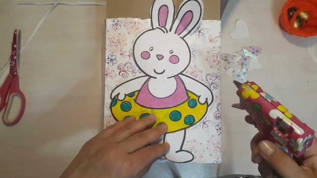 Atık Kartondan Tavşanlı Şeker Kutusu Yapımı