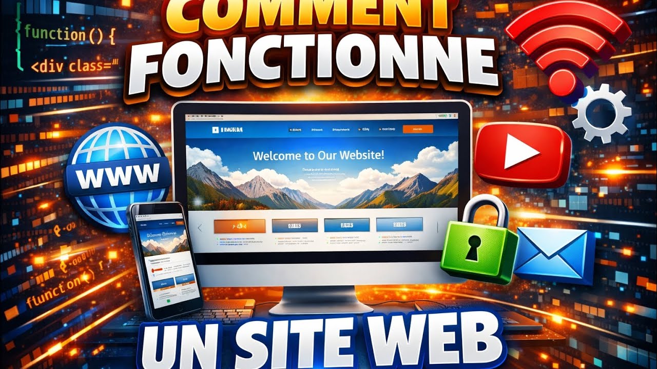COMMENT FONCTIONNE UN SITE WEB 