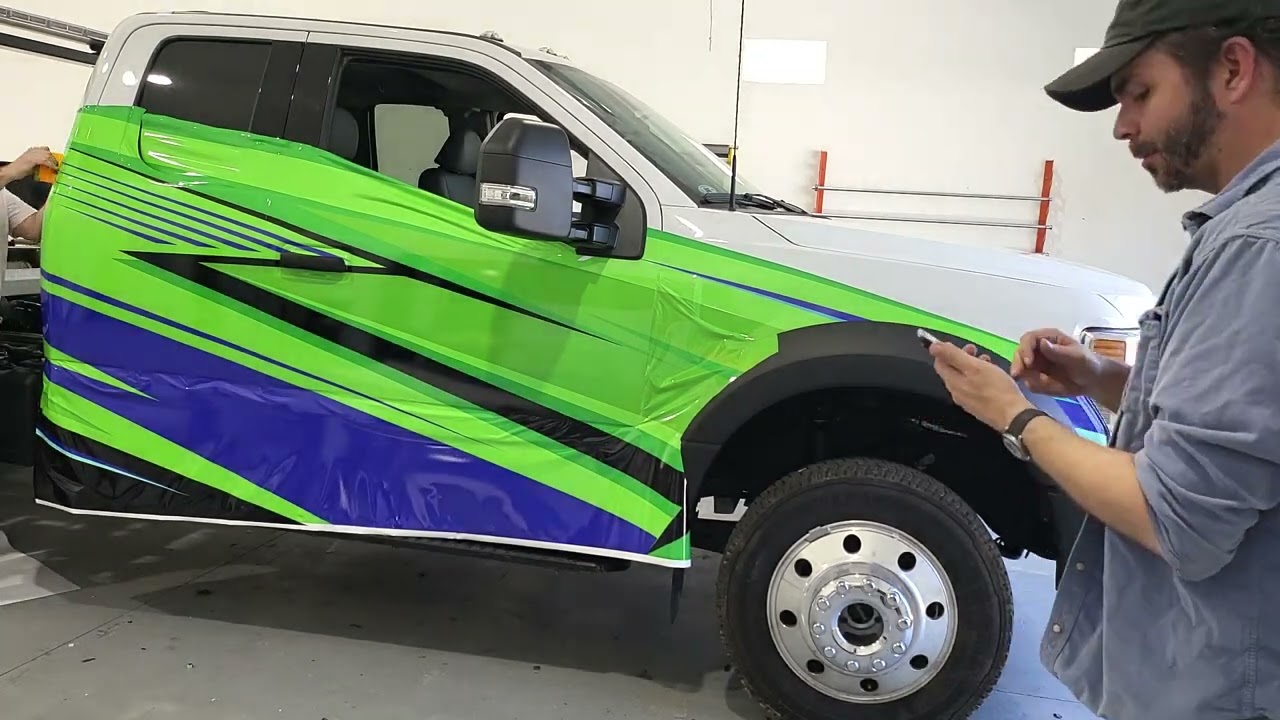 tow truck wrapping