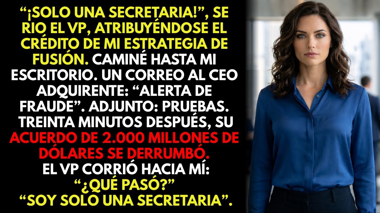 Solo era la secretaria: cancelé su fusión de 2.000 M$ con un solo email | Venganza ejecutiva