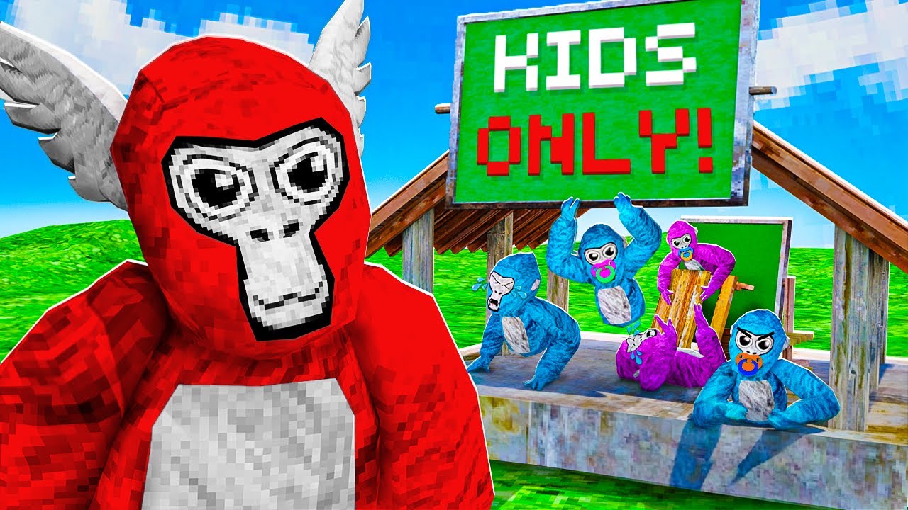 I Snuck Into A KIDS ONLY CODE In Gorilla Tag...