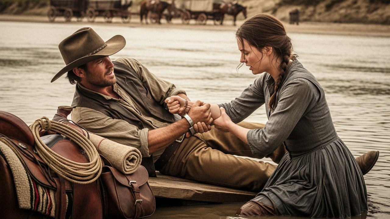 He Pulled Her From Sinking Sand Just In Time, She Grabbed His Hand And Never Let Go After