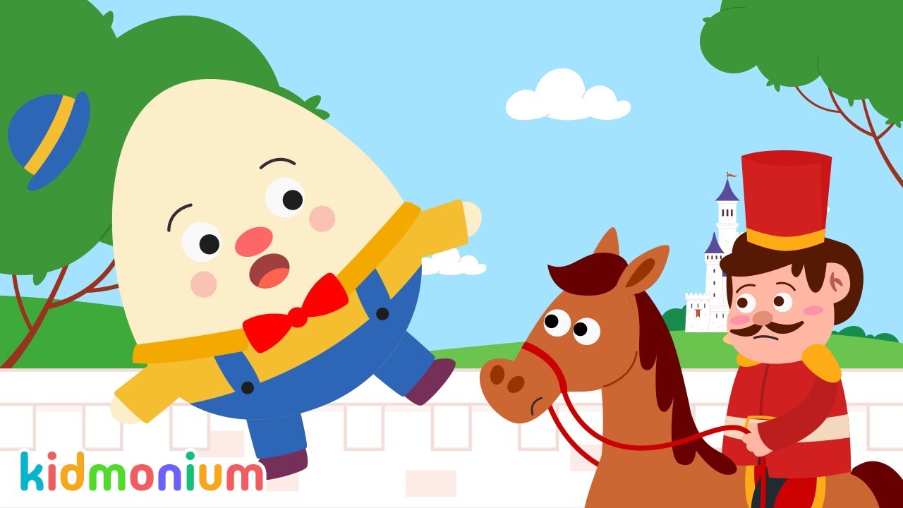 Humpty Dumpty | Nursery Rhyme for Kids | @Kidmonium24