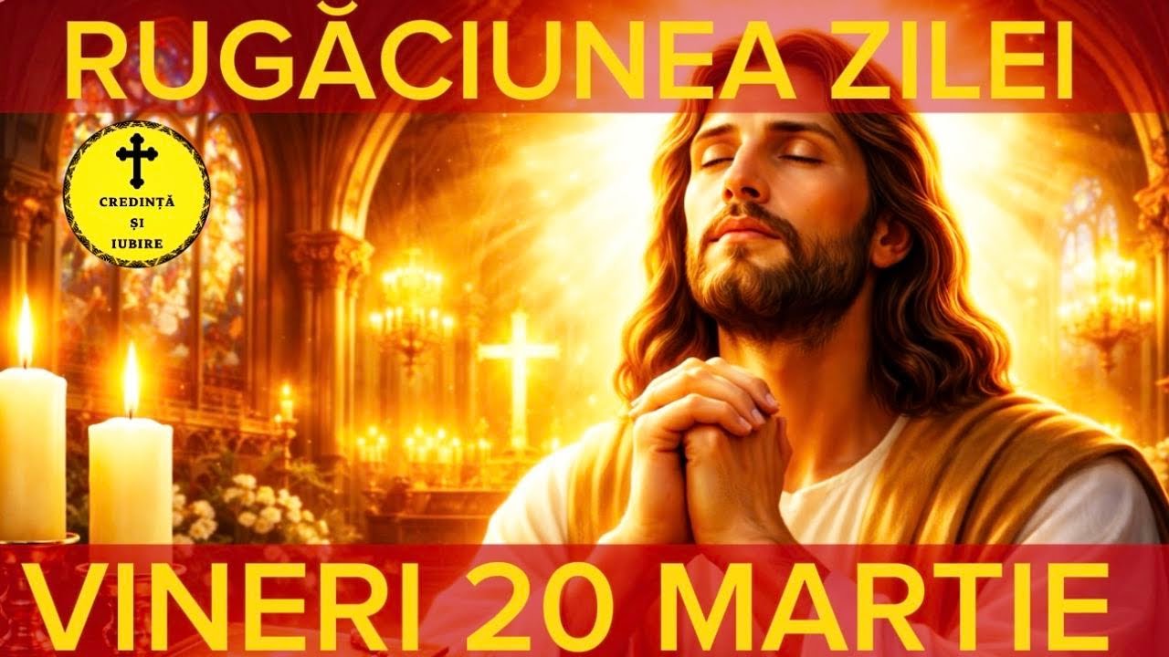Rugaciunea Zilei De Vineri 20 Martie 2026 &ndash; Rugaciune Scurta Si Puternica