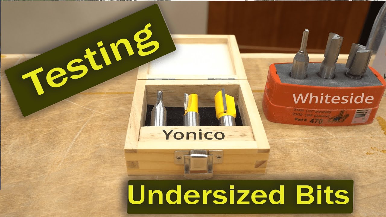 Testing Undersized Router Bits