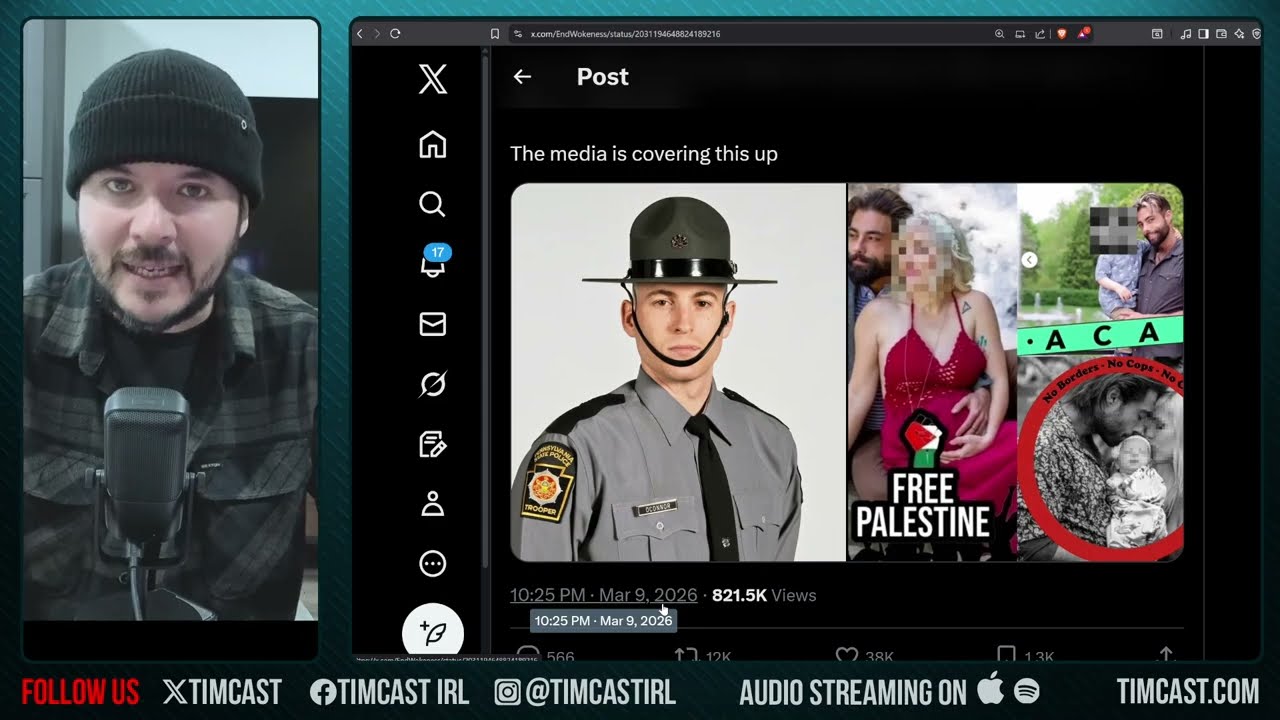 Cop KILLED By Alleged Antifa Extremist | Tim Pool