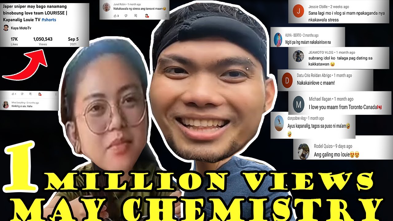 Comments sa Nag 1 million views na shorts video ni Kapanalig at mam | Louie Tv at Mam may chemistry