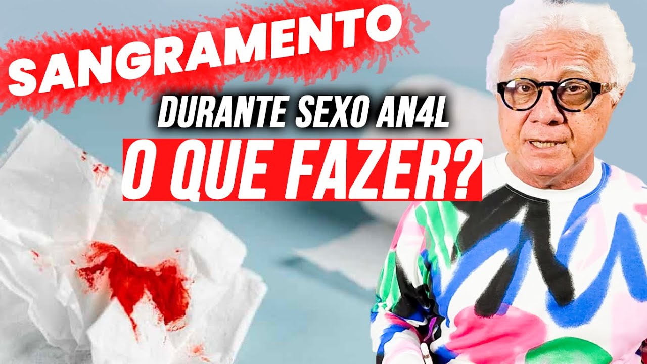 Percebi sangramento no sex# anal,o que fazer?