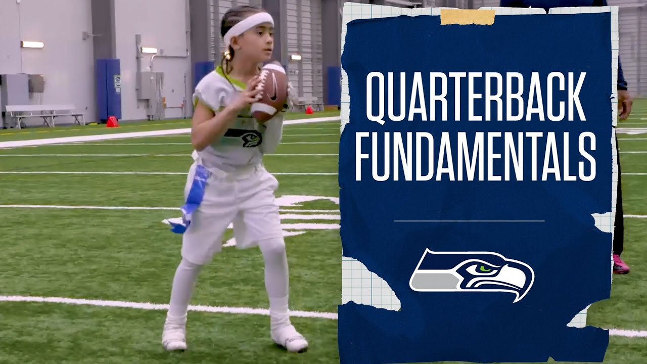 How to Play Quarterback | Seahawks Flag Football Instructional Drills