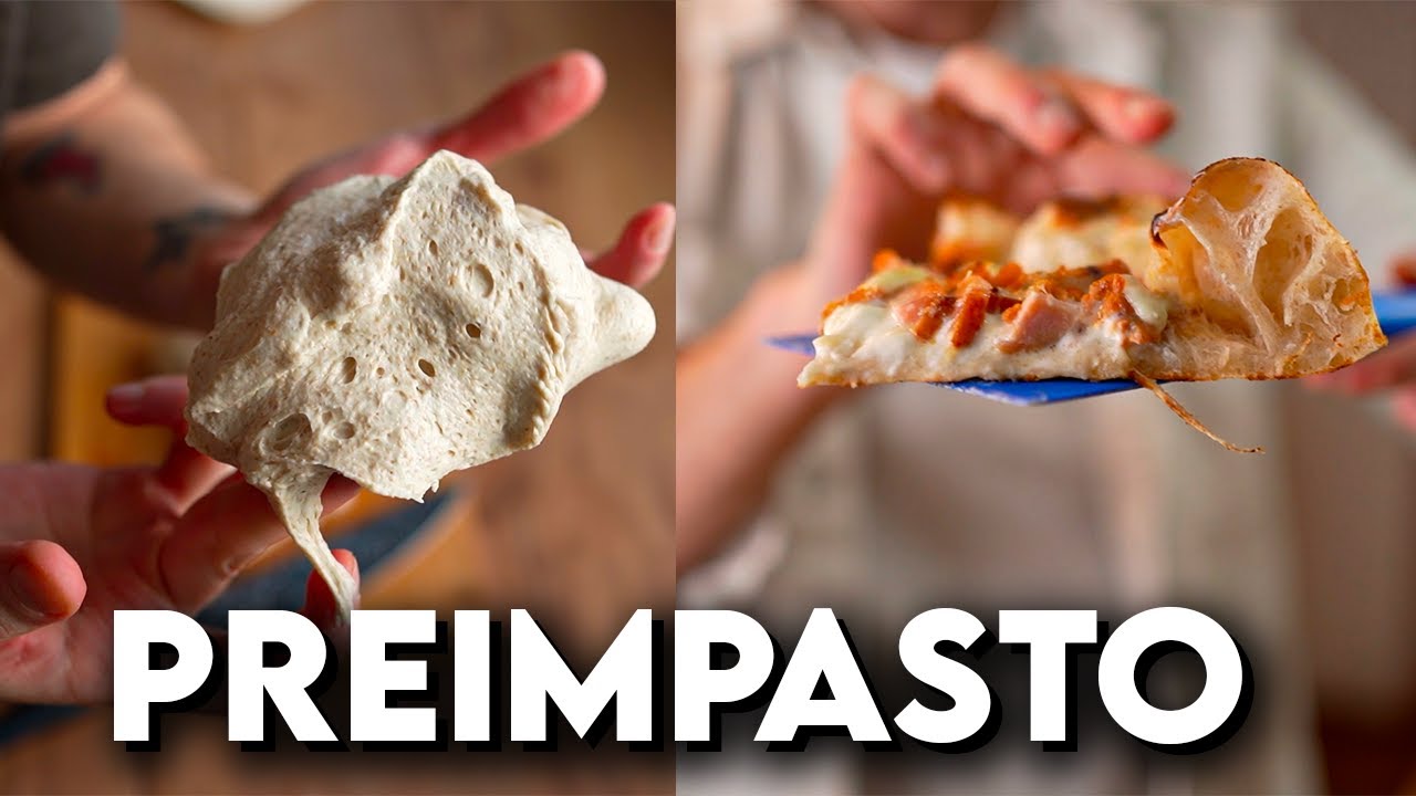 PIZZA NAPOLETANA CON PREIMPASTO