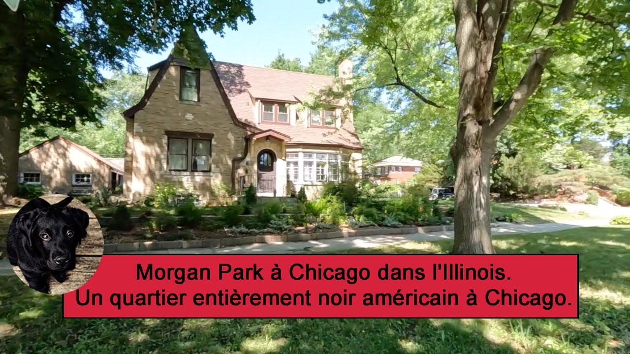 Morgan Park à Chicago dans l'Illinois. Un quartier entièrement noir américain à Chicago.