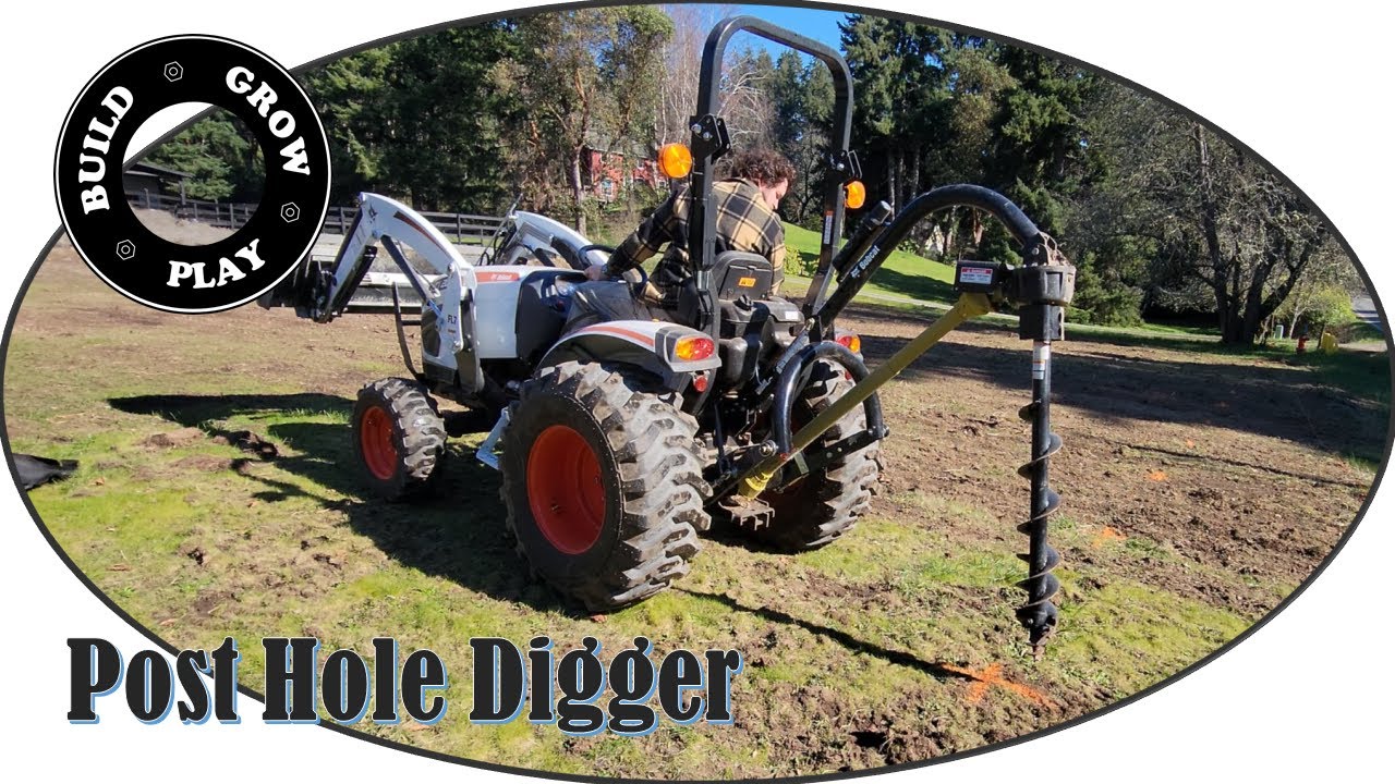 3 Point Auger Attachment - How To And Should You Get One - Bobcat CT 2025 Compact Tractor