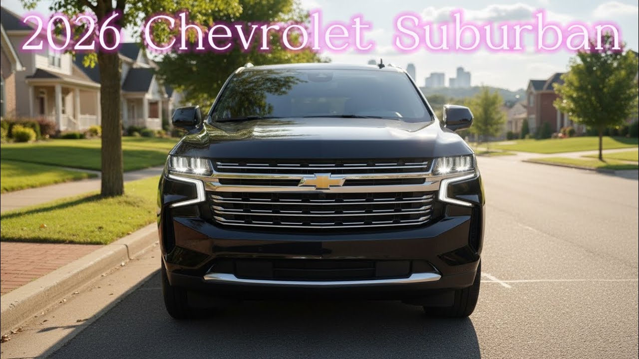 2026 Chevrolet Suburban Full Review | Luxury, Power & Family SUV in Onyx Black & Shadow Gray