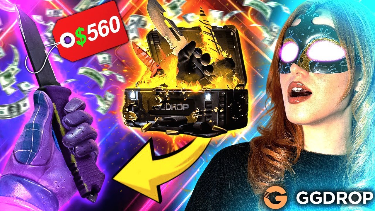 GGDROP ULTRAVIOLET KNIFE DROP AND FREE CASE CODE !!?| GGDROP PROMO CODE 2025 | GGDROP CASE OPENING |