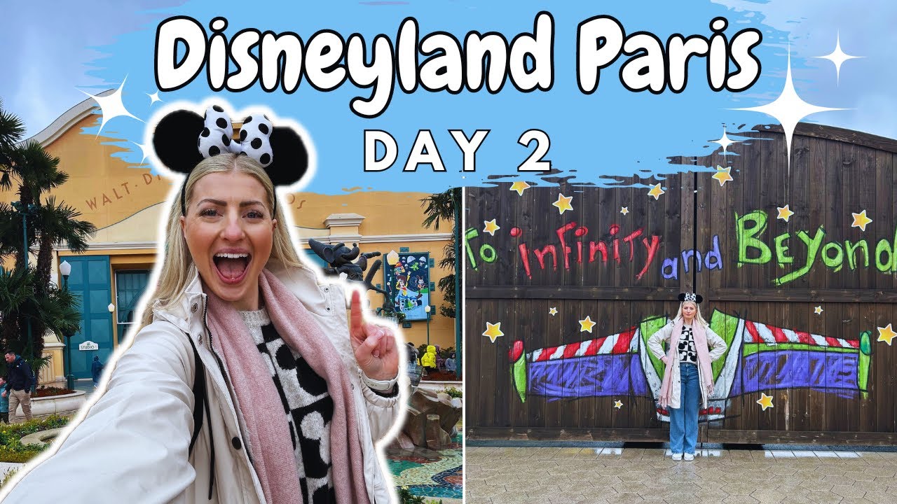 DISNEYLAND PARIS DAY 2 🤩 | Walt Disney Studios Park 🎢 | Disneyland Park 🏰 | Captain Jacks 🏴‍☠️