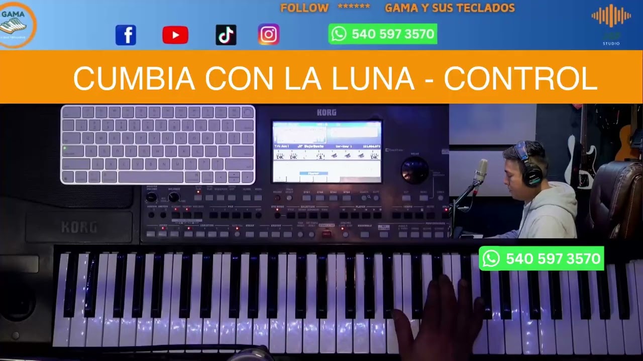 CUMBIA CON LA LUNA CONTROL RITMOS KORG PA