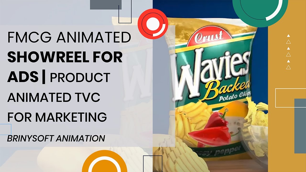 FMCG Animated Showreel for Ads | Product Animated TVC for Marketing
