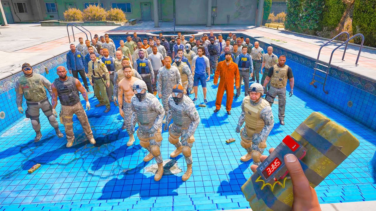 GTA 5 - Explosions vs NPC's Ragdolls Ep.24 | Euphoria Physics Ragdoll
