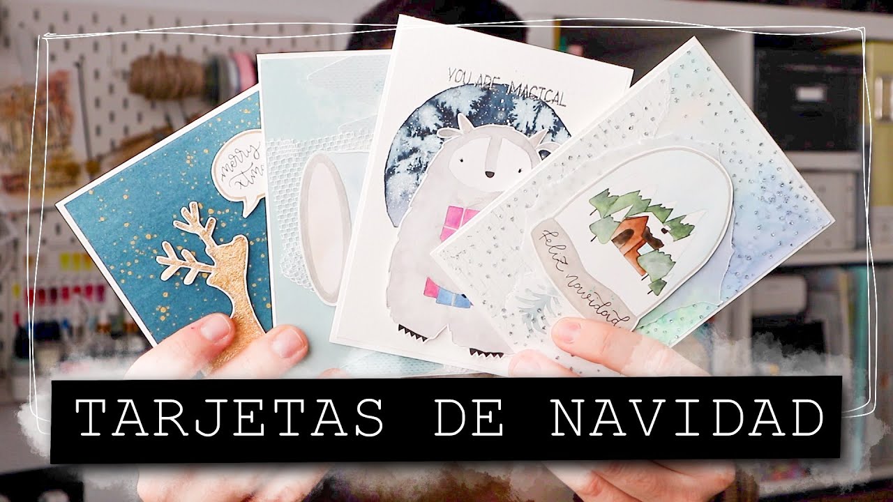 TARJETAS de NAVIDAD | Colección de LAURA INGUZ | MIX MEDIA