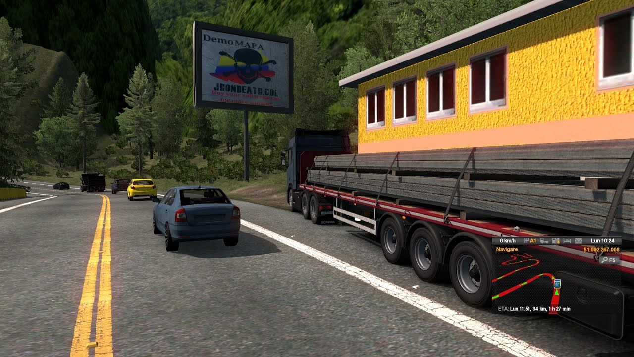 New Map ETS2 COLOMBIA MAP V5.0 1.36 by JhonDeath.Col