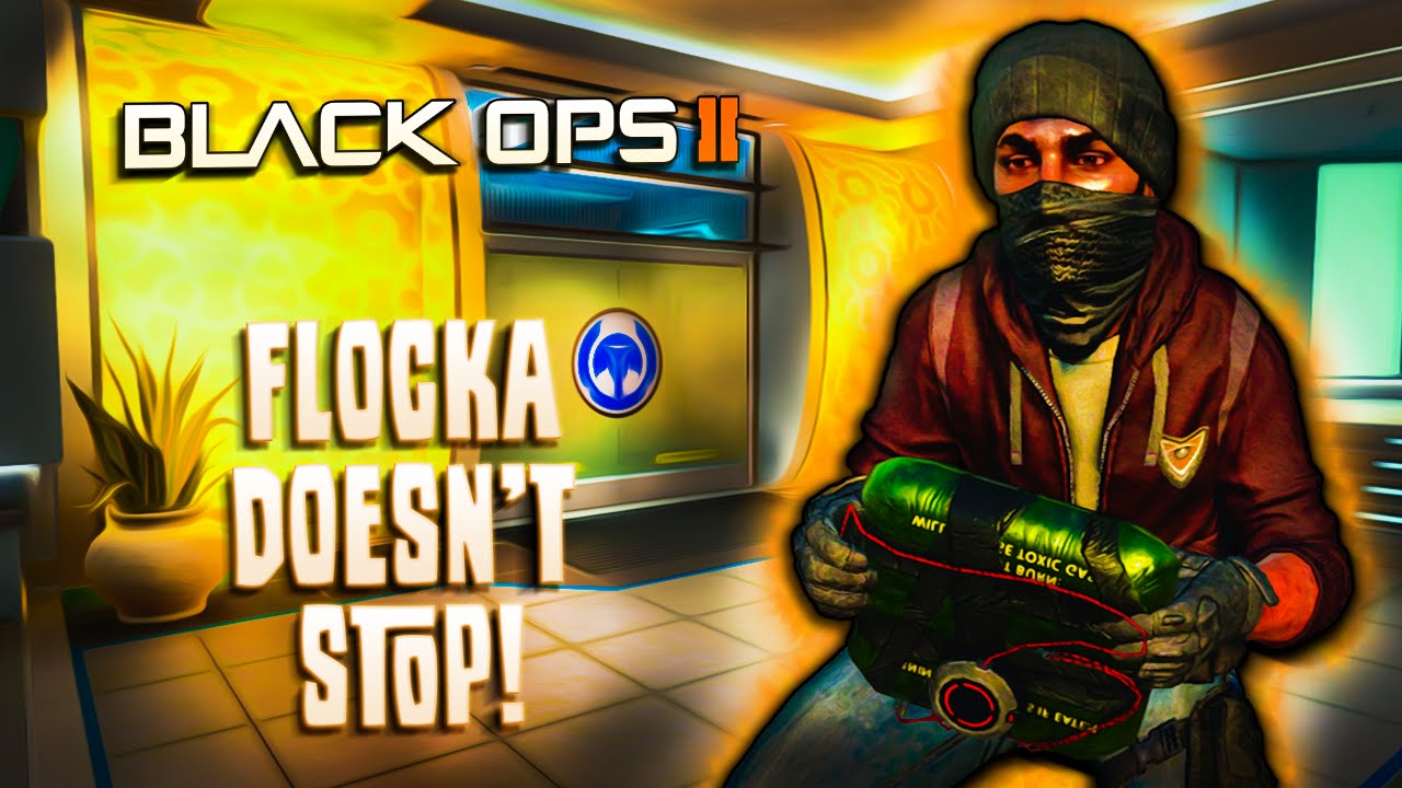Flocka Doesn't Stop! - BO2 - French Fry Head, Charcoal Teeth, Uncle Tom, Roasting and More!