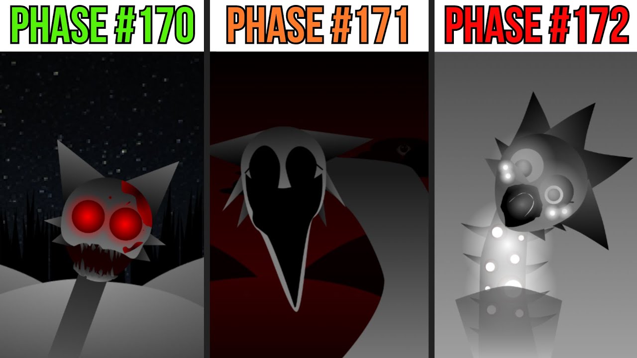 Phase 170 VS Phase 171 VS Phase 172 in Incredibox Sprunki