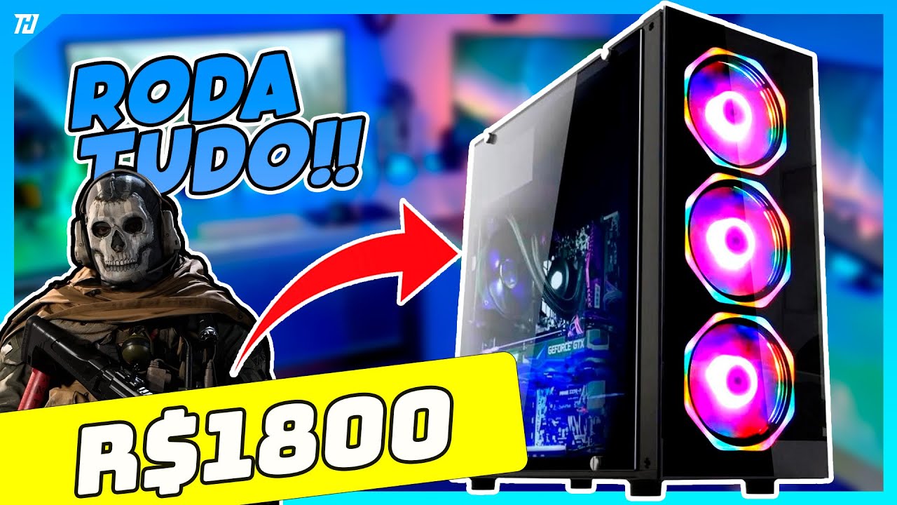 PC GAMER DE 1800 REAIS - RYZEN 5 4600G AINDA VALE A PENA?