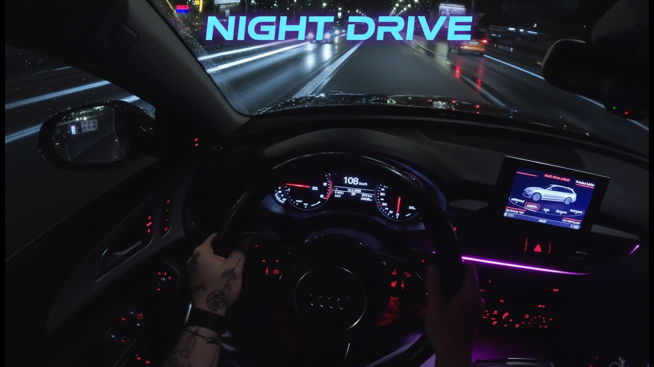 Audi A6 POV Night Drive in the Rain | City to Highway Cinematic